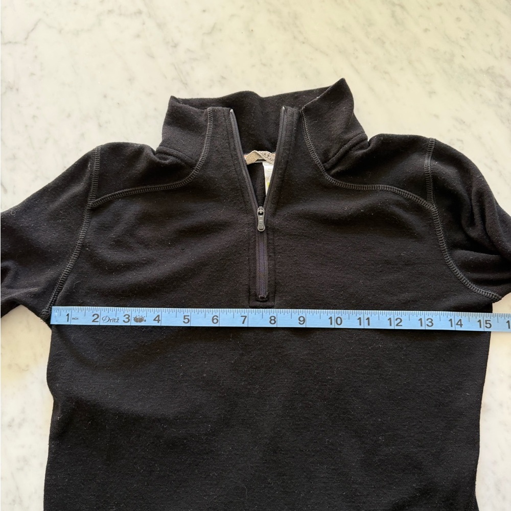 Women’s Smartwool Classic Thermal Merino Base Layer 1/4 Zip ⭐️flaws - Picture 5 of 8
